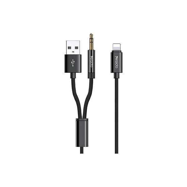 Yesido YAU18 Lightning to 3.5mm Audio Cable AUX Adapter Yesido YAU18 Lightning to 3.5mm Audio Cable AUX Adapter